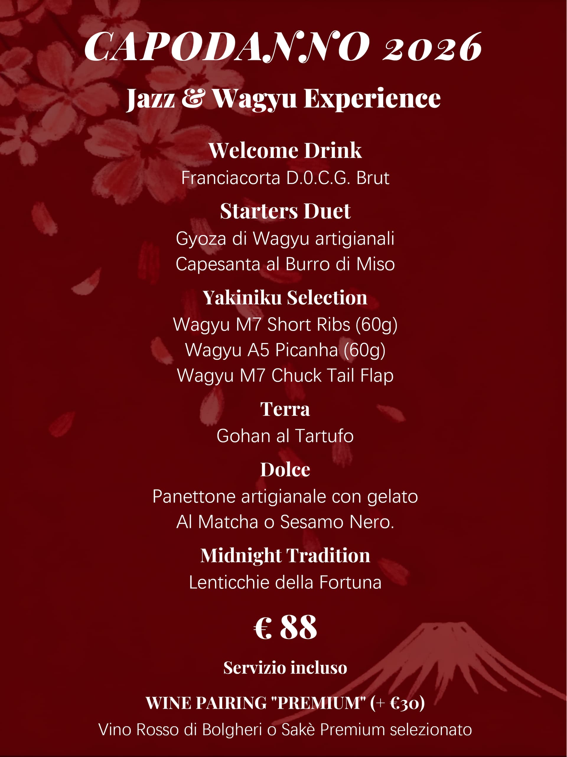Capodanno 2026 Menu B